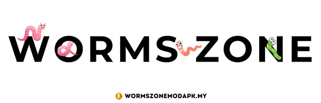 Icon of Worms Zone Mod APK, showcasing colorful worms in a gaming interface with enhanced features and customization options.